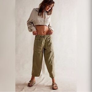 Free People silverton pull-on barrel jeans